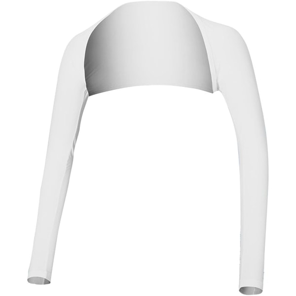 Cool Arm Sleeves Dam Förlängt Anti-UV kylskydd Kläder för golfkörning - Storlek XL (Vit)