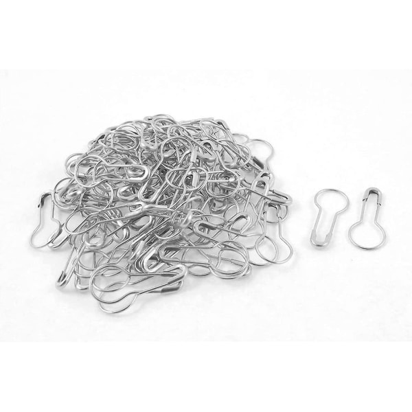 Krok kalebass Brosch Brosch Wire Brosch Nål DIY Tillbehör 100st Silver