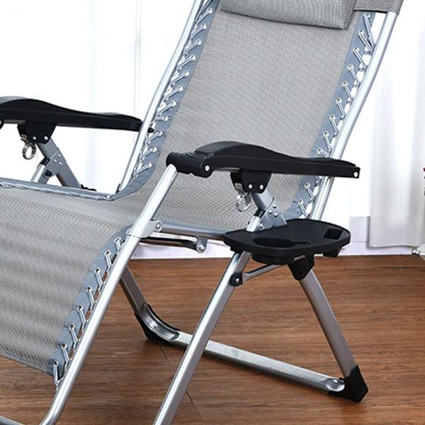 2 Stols Sido Bricka Noll Gravity Stol Bricka, Clip På Sido Bord Bricka med Mobil Enhet Slot