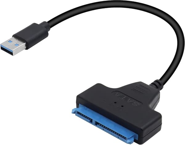 SATA USB 3.0 -kovalevysovitinkaapeli 2,5 tuuman ulkoiselle kovalevylle SSD-tuki