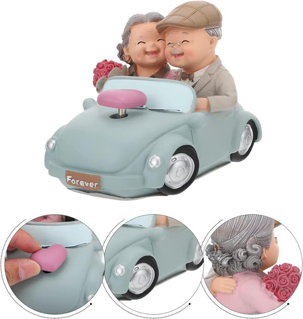 Gamle Par Statuer Besteforeldre Foreldre Bryllupsdag Valentinsdagsgave
