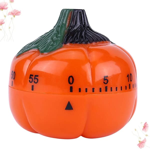 Græskar Design Mekanisk Timer Køkken Timer Husholdnings Madlavning Tidsmanager (Orange)