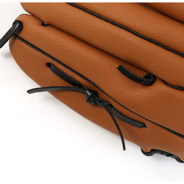 Outfieldhandskar Baseballhandskar Softbollhandskar – Vuxen- och ungdomsstorlekar – 10,5 tum storlek Vantar, Brun brown 10.5寸