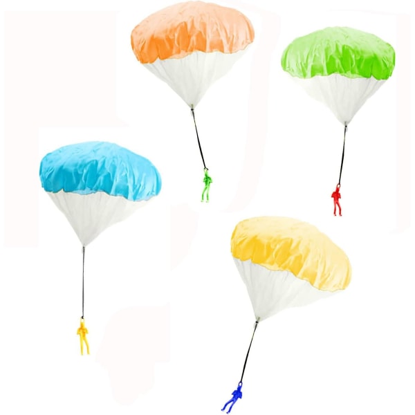 5 fallskärmsleksaker, lanserar fallskärmsleksaker utan trassel, slumpmässig färg