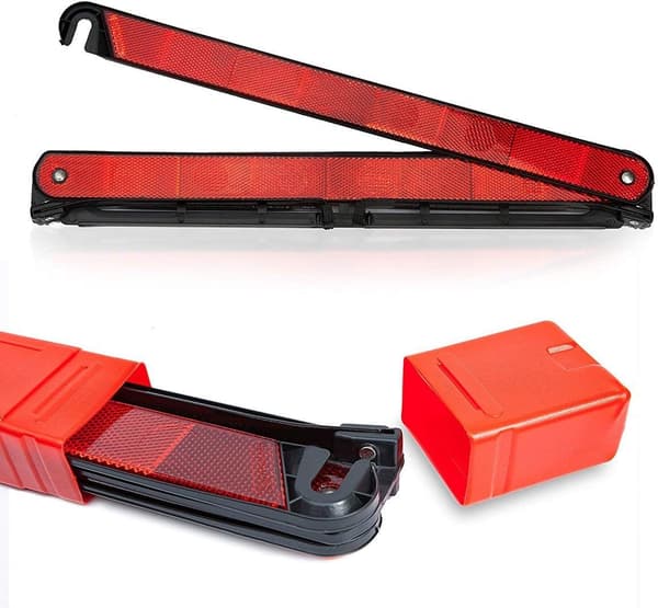 Säkerhetstriangel Kit Vägnödsituation Tidig Varningssignal, Fällbar 3-pack