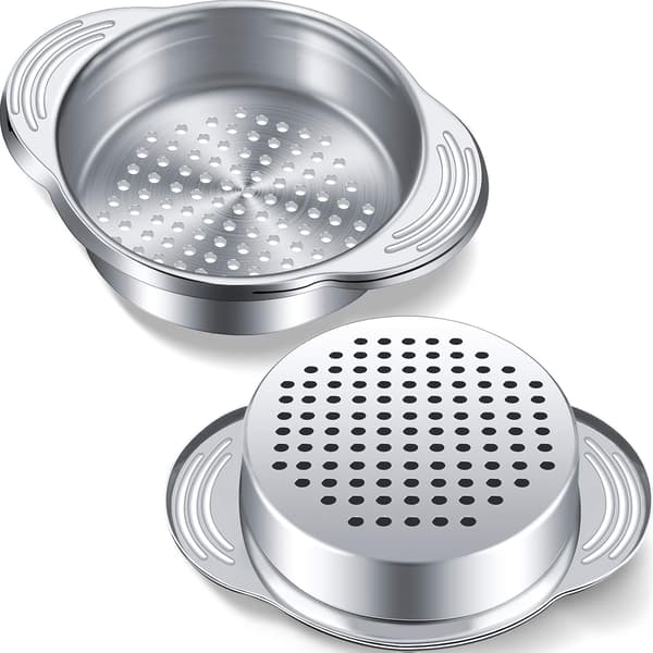 Fødevarefilter i rustfrit stål, dåseoliefilter, køkkenredskaber, 2 stk.