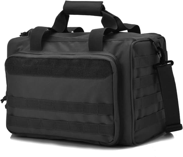 Taktisk skydebane taske, Deluxe pistol skydebane duffel tasker black