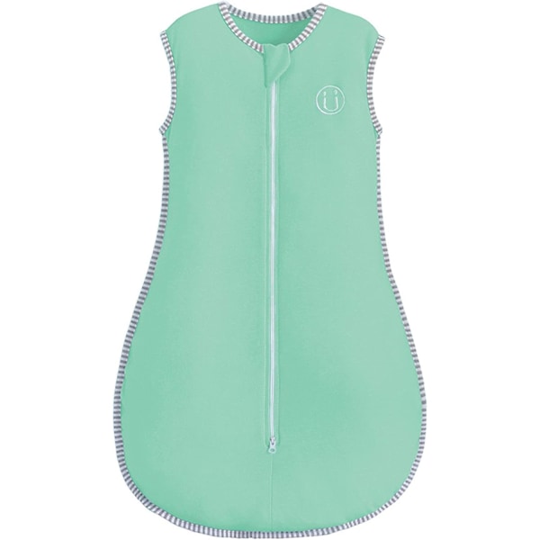 Babyso sacco nanna, coperta fasciatoio in cotone senza maniche per neonati (verde, 0-6 mesi) color 4 0-6 Months