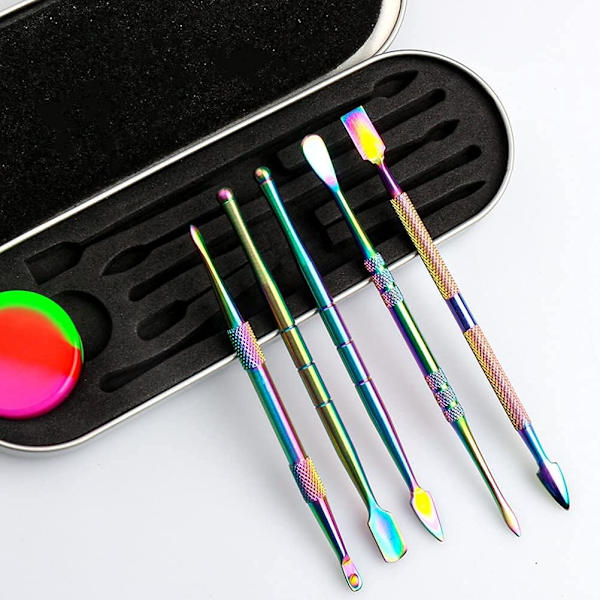 6PCS vaxskärningsverktyg, dubbelsidigt skärverktyg i rostfritt stål, silver color 1