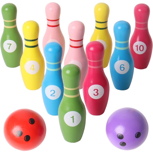 Barns tränummer Bowlingboll Färg Bowlingleksak Sportbollleksak