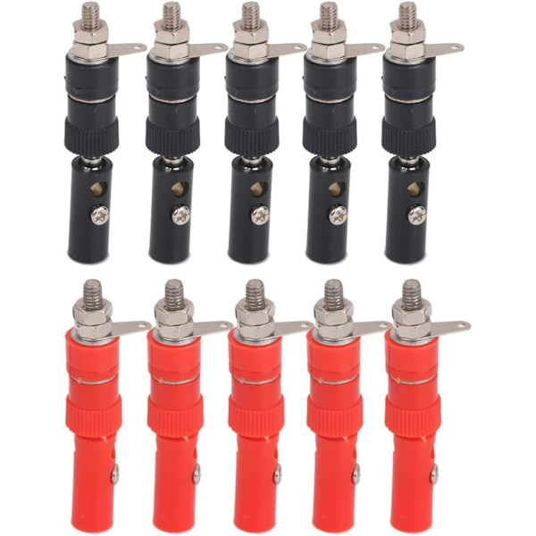 30 st 4 mm banankontakter 4 mm banankontakt tappningsklämsats för högtalarstolpe