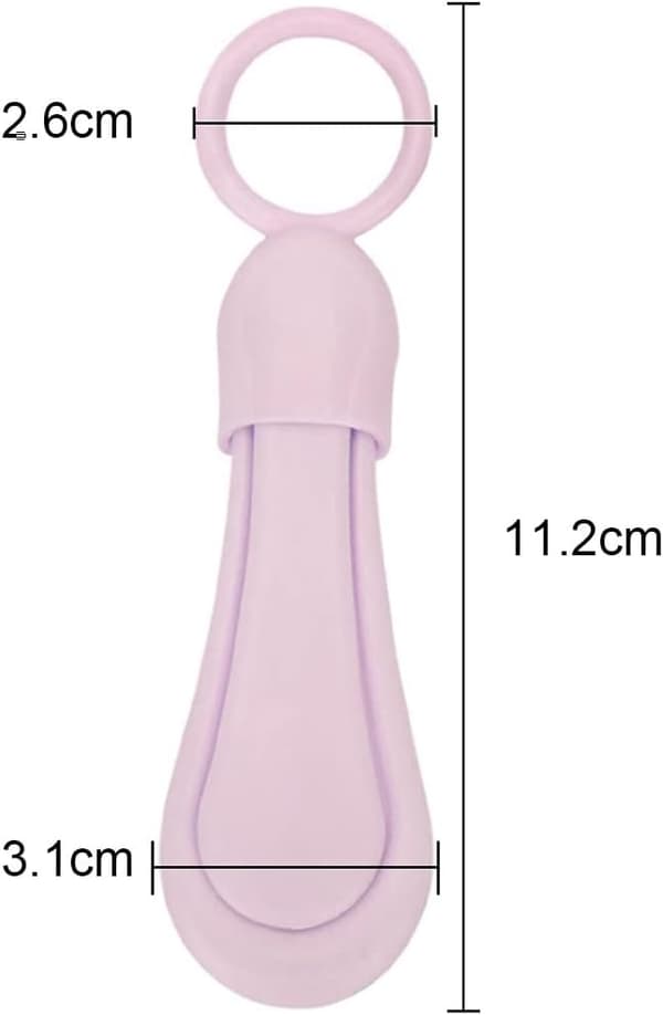 Negleklipp for barn, neglebehandling, bredt og ergonomisk håndtak, rosa