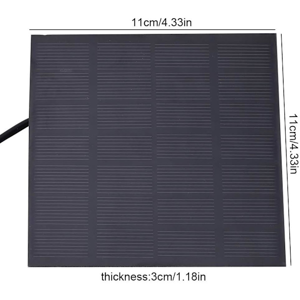 1,2W Miniatyr Borstlös Solcells-Nedsänkbar Vattenpump för Fontän, Damm, Akvarium