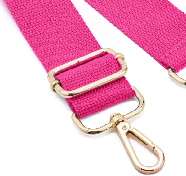 1 stk. bred skulderrem til tasker, justerbar erstatningsrem til tasker rose Red
