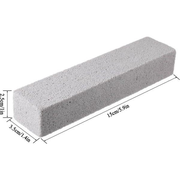 6 st pimpsten, toalett pimpsten pinnar för rengöring pimpsten stenar grill rengöringsblock för kök