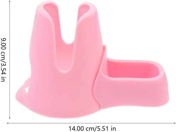 Hamster tre-i-ett vannknebøyfeste (rosa + blå) 2 stk
