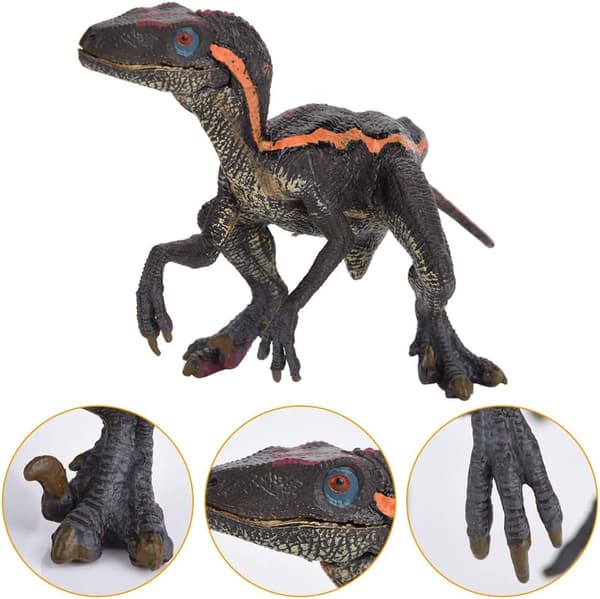 Børns Mini Simulations Dinosaur Dukke Model Legetøjsgave (Brun) Brown