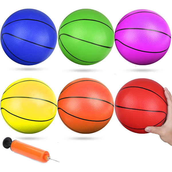 Liten poolspel basketboll mini gummikickbollar för hemlekplats