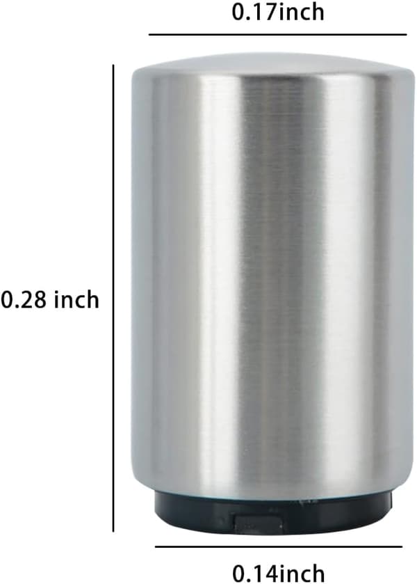 2-pak ølflaskeåbner, magnetisk flaskeåbner, push-down flaskeåbner natural