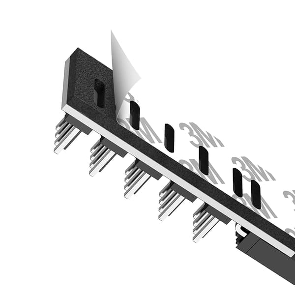 2 stk. 1 til 5 splitter 5-vejs PC-kabinet intern bundkort ventilator strømforlængerkabel