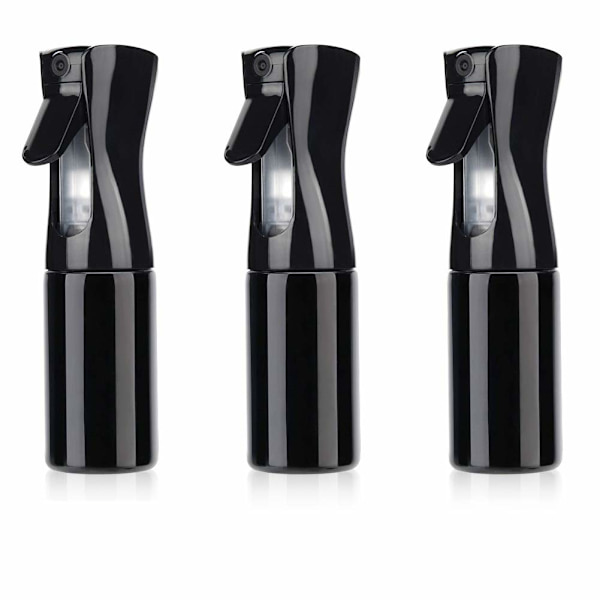 3 st sprayflaskor för hår 200 ml fin dimsprayflaska för frisör