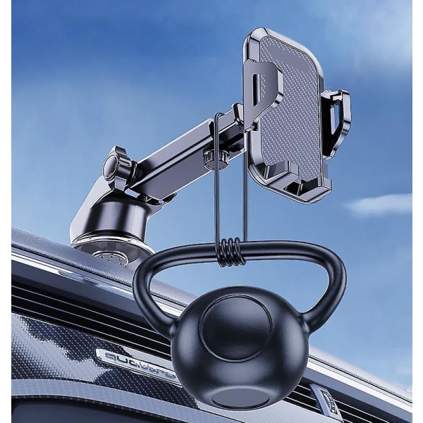 2 i 1 sugkopp & ventilation 100% säker universal mobiltelefonhållare bil flexibel passar för alla