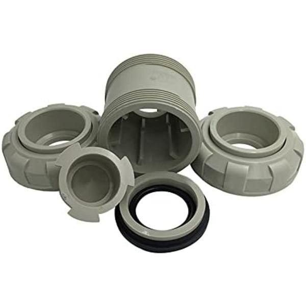 Backventil (40 mm) Grå Vattenblock Läckageskyddsventil Tvättmaskin Diskmaskin 40mm