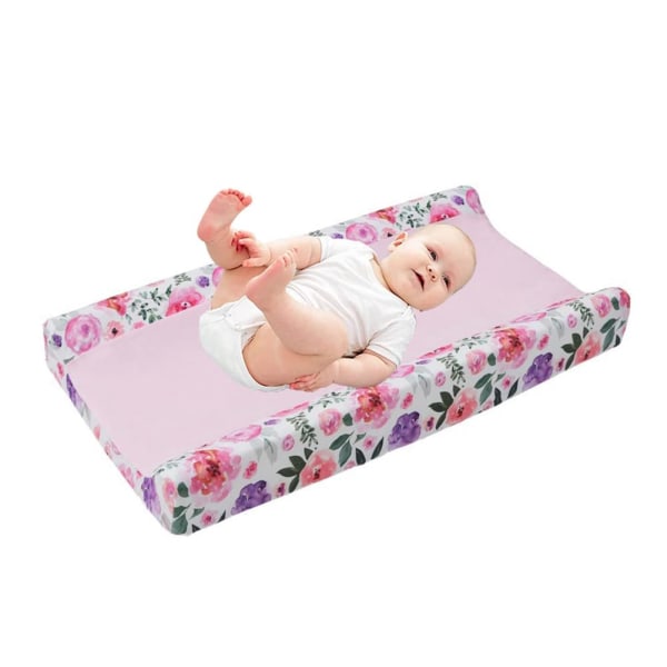 Överdrag för skötbäddar, skötbäddsöverdrag babyrum blöjbyte skötbädd 81 x 41 x 13 cm（stil 4） color 1
