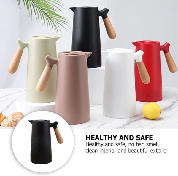 Husstand stor kapacitet termisk isolering kedel (sort, 1L) 1 stk Black