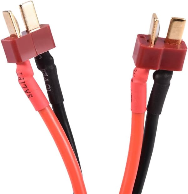 Decant T-Style Stik Kabel 1 Hun til 2 Han 14AWG Kabelstik til RC ESC LIPO Batteri