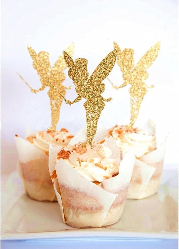 Förpackning med 20 änglafe-muffins-cupcake-insatsflikar Dekorativa