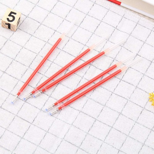 20 st Gel Pen Refills Bläck Nålslang 0,5 mm Penpoint kontors skolmaterial Svart