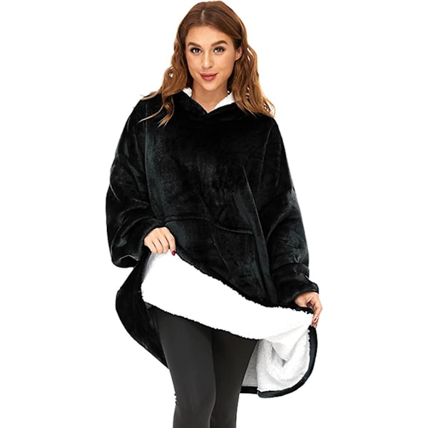 Vinter tonåringar vadderad tjock lat filt hoodie (C-modell) 1 st color 3