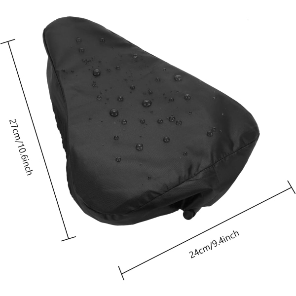 Vattentät cykelsadel regnskydd med dragsko sadelskydd mountainbike sadelskydd