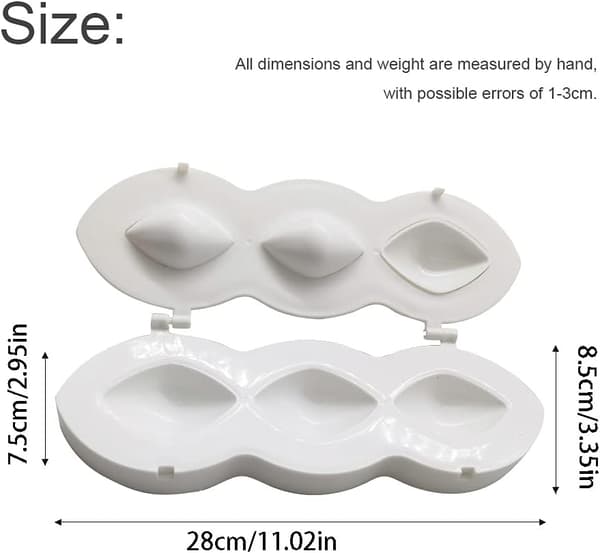 Lihankäsittelylaite, DIY-lihapullakone Lihamureke-puristin 7cm (1KPL)