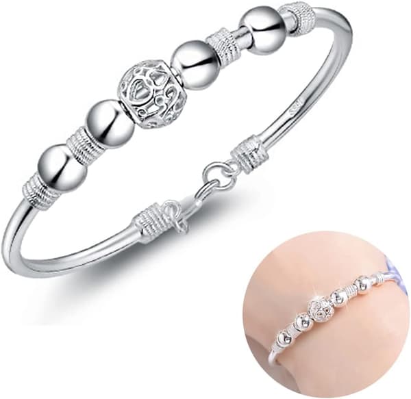 1 stk. armbånd i rustfrit stål til piger, Valentinsdagsgave til pige, mor, kvinde, kæreste