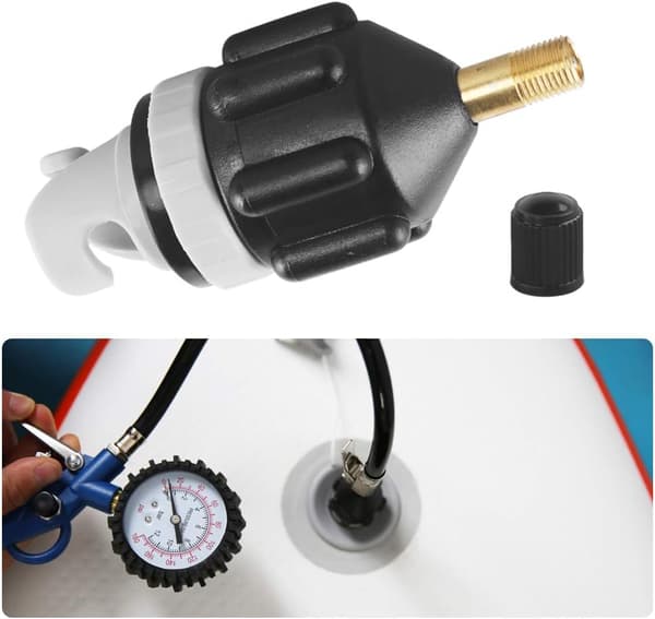 Sup ventiladapter luftventiladapter oppblåsbar pumpeadapter båtpumpeadapter for kano kajakk padlebrett oppblåsbar båt