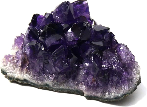 Ametyststen, naturlige ametyst geode huler krystaller helbredende sten, mellemstørrelse
