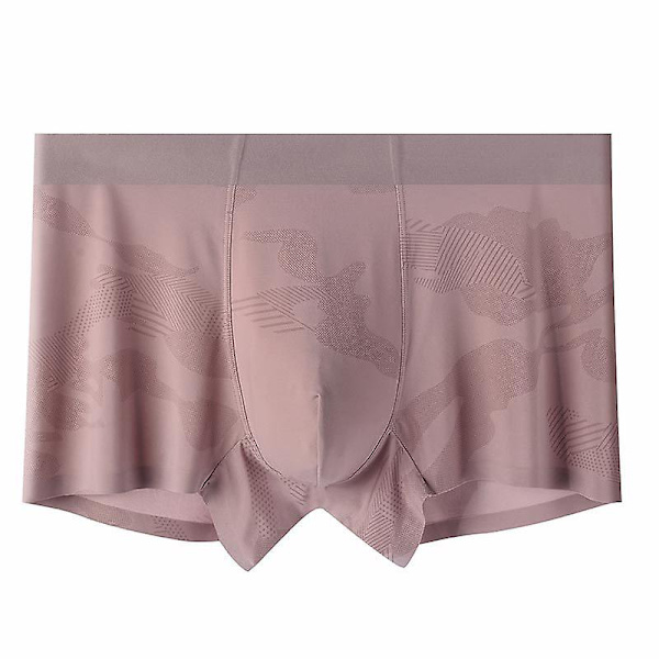 Herr Ice Silk Kalsonger Sport Boxershorts Andningsbara Boxerkalsonger Tonåringar (Röd 2XL) Red 2xl