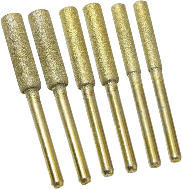 Diamantkedjeslip 6 st Kedjeslip (5/32\", 3/16\", 7/32\")