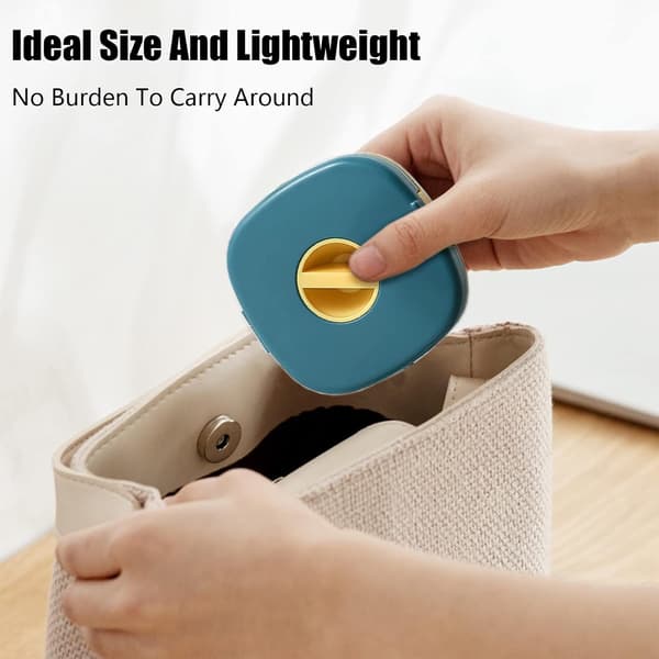 6 stk. USB-kabel Anti-Tangle Organizer Box Strækbar Ledningsorganisator (Tilfældig farve)