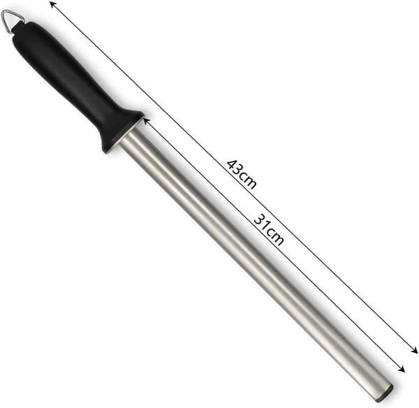 31 cm Diamantbryne Knivsliperstav 600 Grit, Profesjonell Slipestav