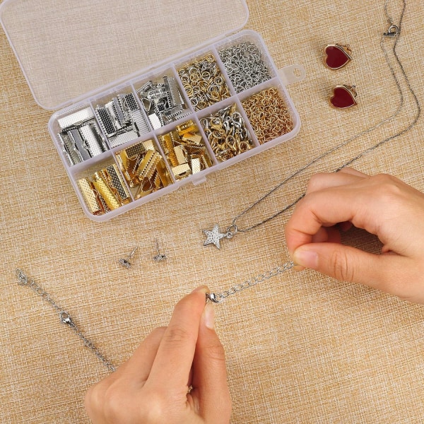 Smycketillbehör Set Förlängningskedjor för armbandshalsband smyckestillverkning