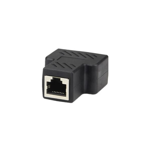 Ethernet-nätverkskabeladapter Patch-kabel Ethernet LAN-nätverksadapter RJ45 Cat 6 Splitter