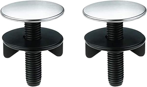 Vaskehulafdækning i rustfrit stål Diameter Ventilprop til hjemmekøkken og badeværelse 2 stk.