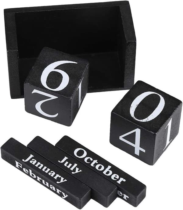 Trekalender, europeisk evighetskalenderblokk skrivebordsblokk DIY