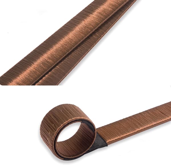 2 st hårstylingtillbehör, flickor hårchignon fläta kit（mörkbrun+brun+svart）