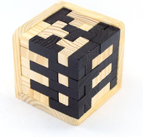 Trepuslespill 3D Tetris Geometrisk Intellektuelt Puslespill for Barn og Voksne