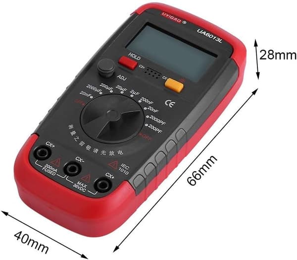 Håndholdt digital kapacitans professionel tester 0,1pF - 20000uF