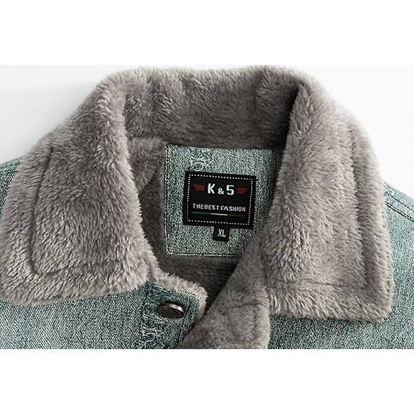 Herr Casual Jacka Plus Sammet Tjock Jacka Blå XXXL blue xxxl